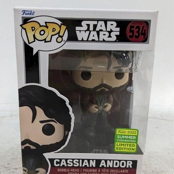 Funko Pop! Star Wars Rogue One #534 Cassian Andor 2022 Summer Convention LE - Picture 2 of 5